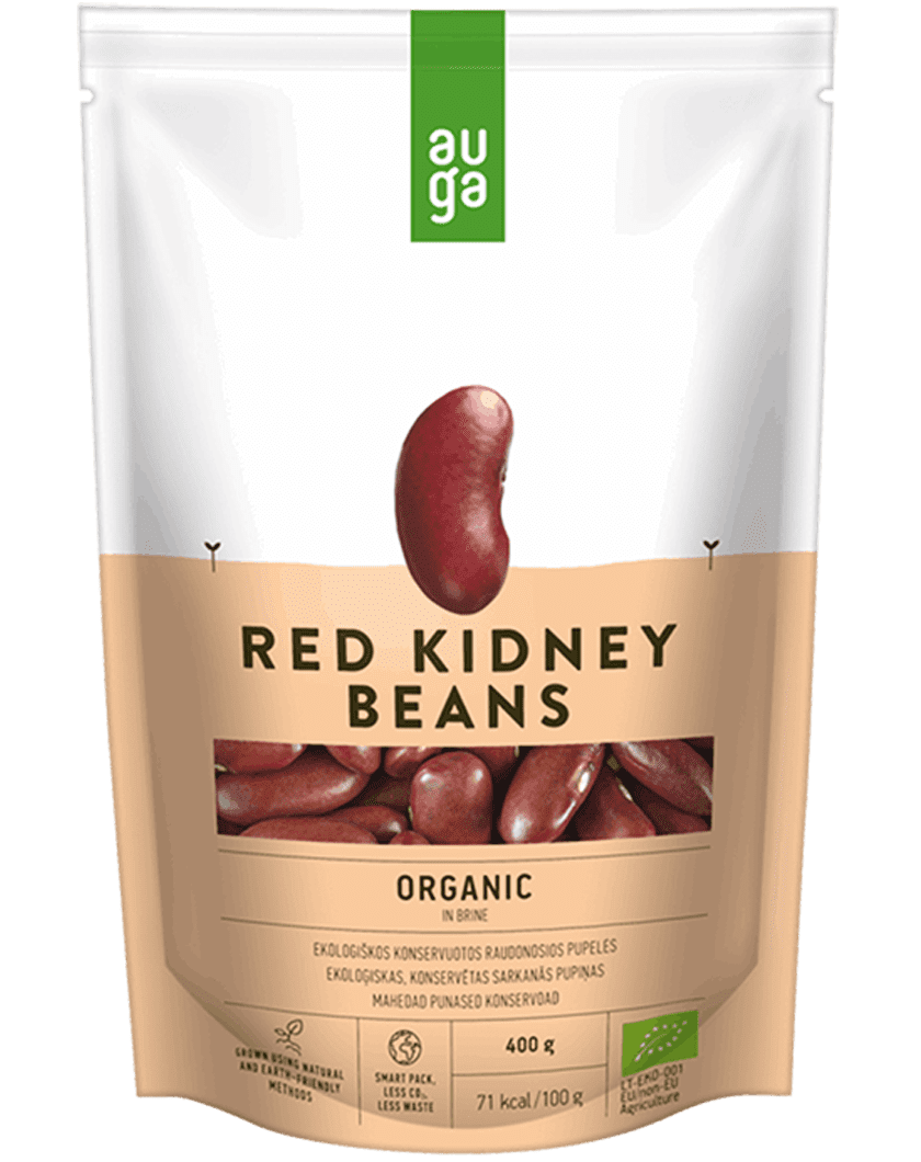 Auga Organic Red Kidney Beans in Brine 400g