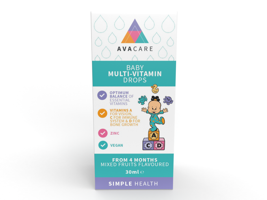 AvaCare Fruit Flavoured Baby Multi-Vitamin & Mineral Drops 30ml