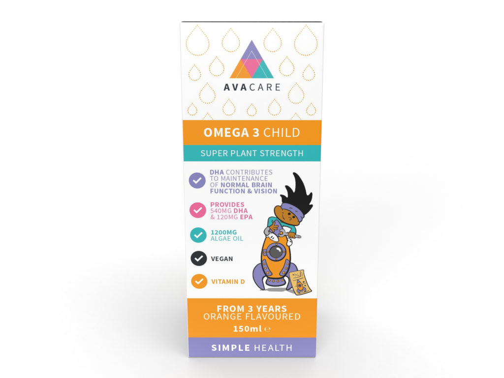AvaCare Vegan Omega 3 for Children 150ml