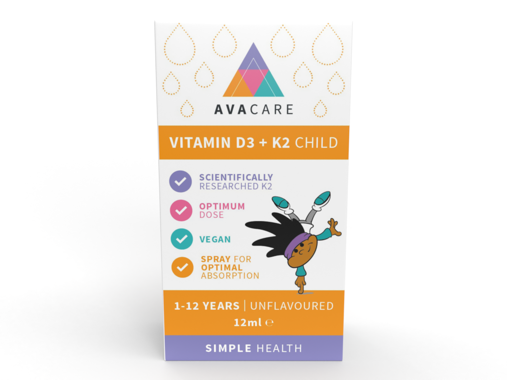AvaCare Vitamin D3 & K2 for Children 12ml