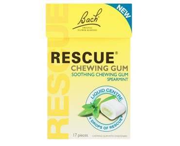 Bach Rescue Chewing Gum - 17 Pieces