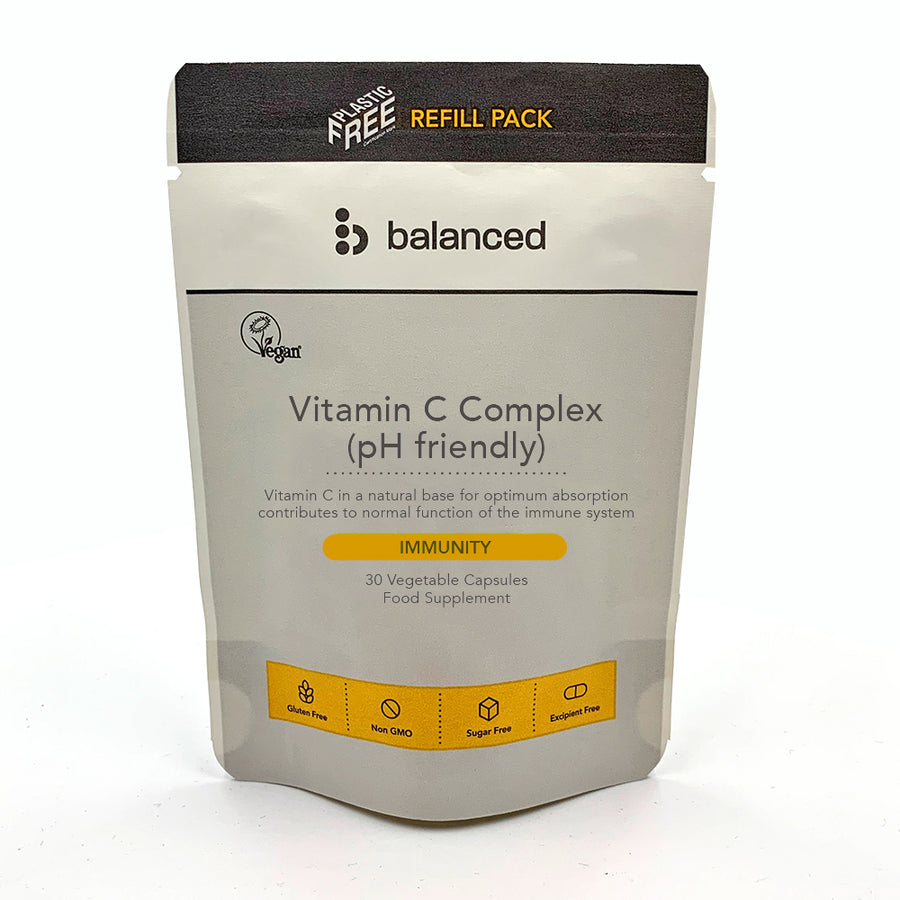Vitamin C Complex (pH Friendly) 30 Veggie Caps - Refill Pouch