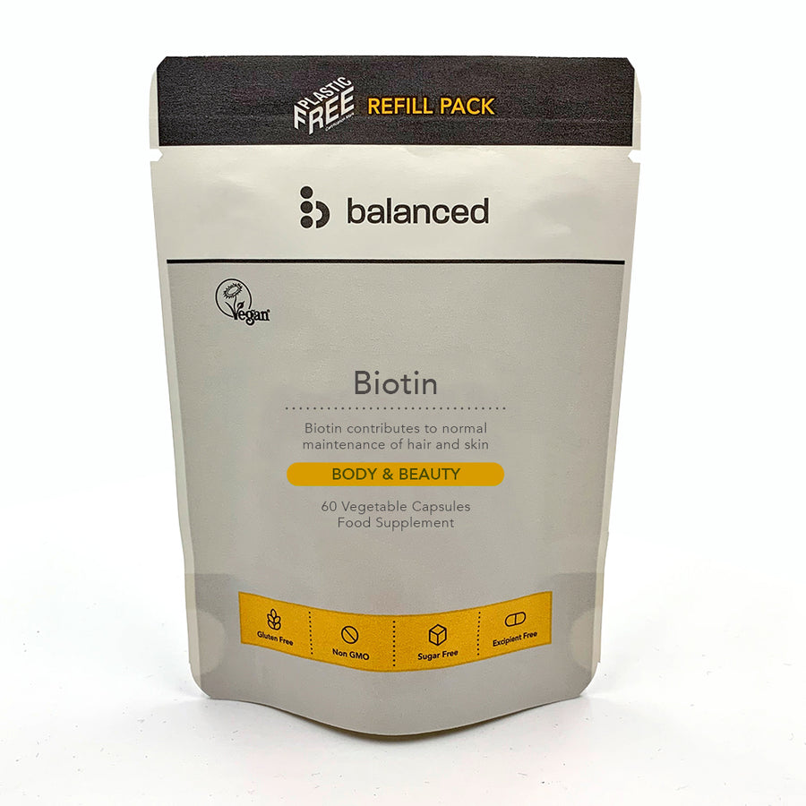 Biotin 60 Veggie Caps - Refill Pouch