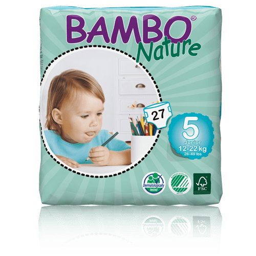 Bambo Nature Junior Nappies - Size 5