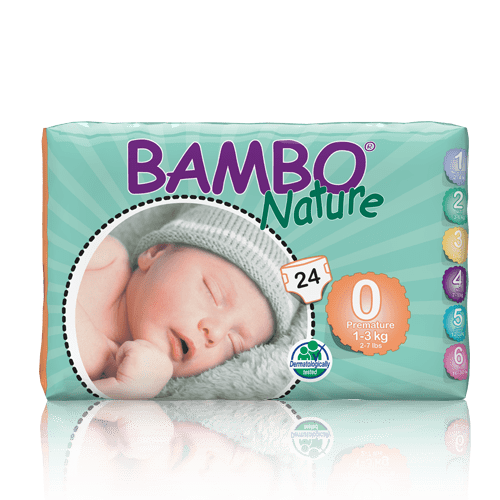 Bambo Nature Premature Nappies - Size 0