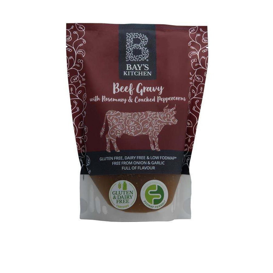 Bays Kitchen Low FODMAP Beef Gravy with Rosemary & Cracked Peppercorns 300g - Pack of 2