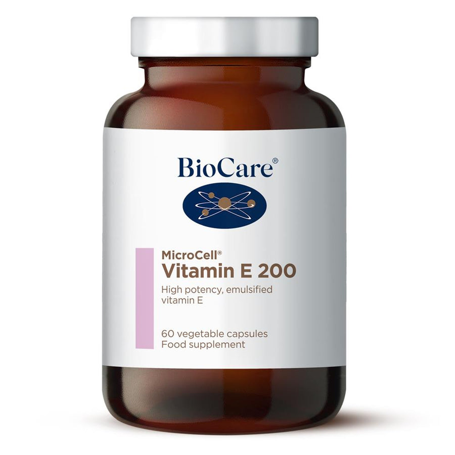 BioCare MicroCell Vitamin E 200iu 60 Capsules