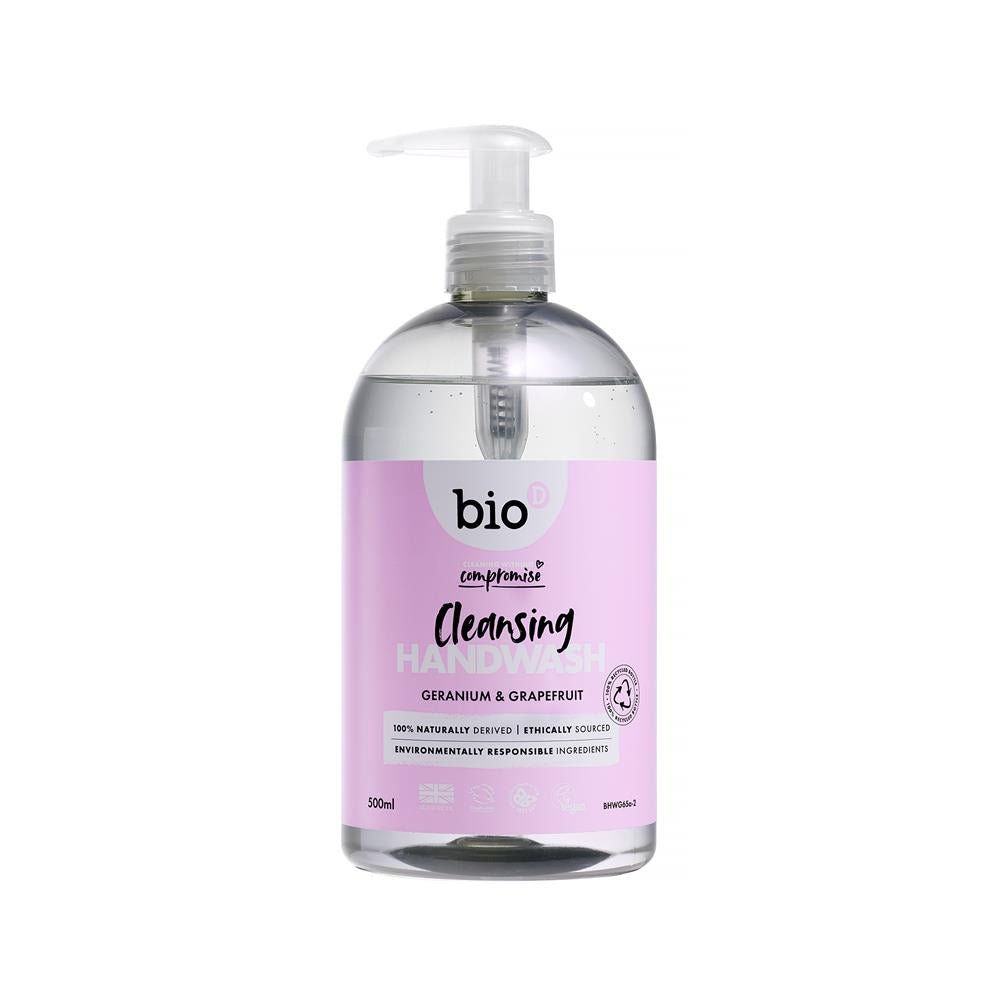 Bio-D Geranium & Grapefruit Hand Sanitising Wash 500ml