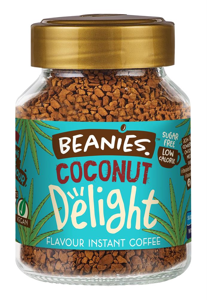 Beanies Coconut Delight Instant Coffee 50g