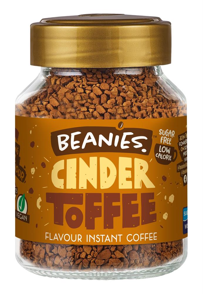 Beanies Cinder Toffee Instant Coffee 50g