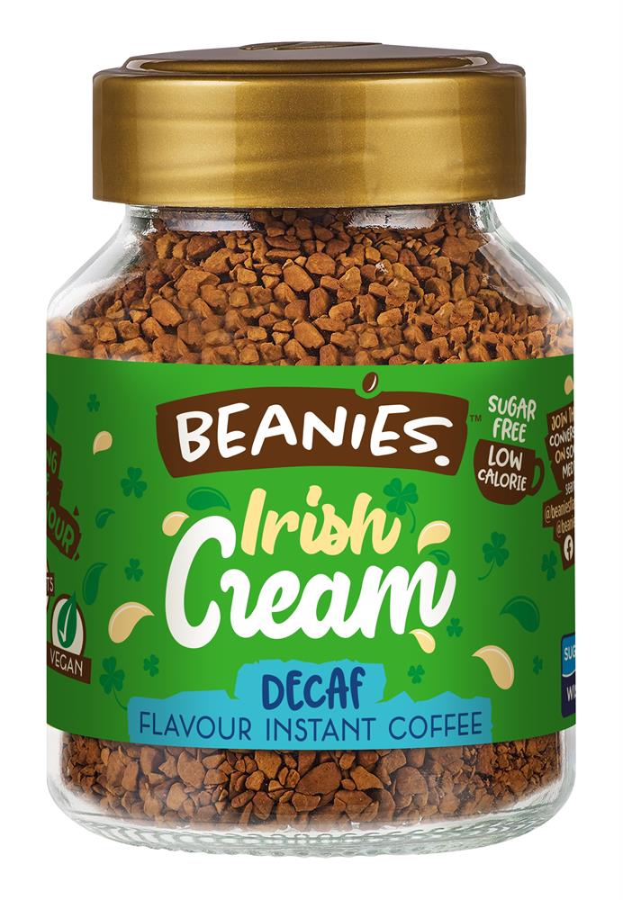 Beanies Decaf Irish Cream Instant Coffee 50g