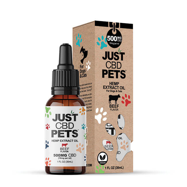 Just CBD Pets Hemp Extract Oil For Dogs and Cats 30ml