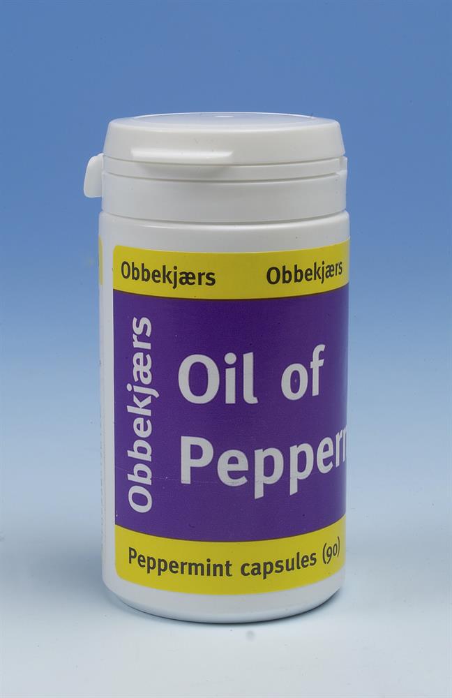 Obbekjaers Oil Of Peppermint 90 caps