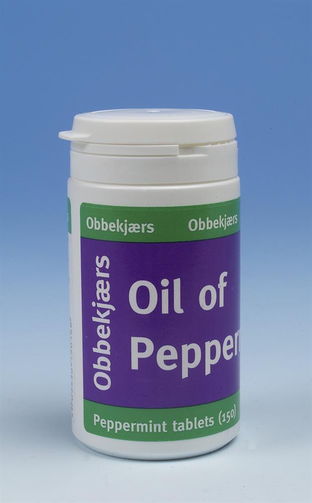 Obbekjaers Oil of Peppermint 150 tabs