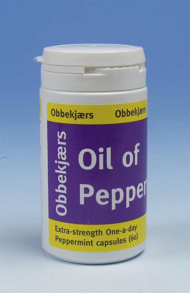 Obbekjaers Extra Strength OAD Oil of Peppermint 60 Capsules