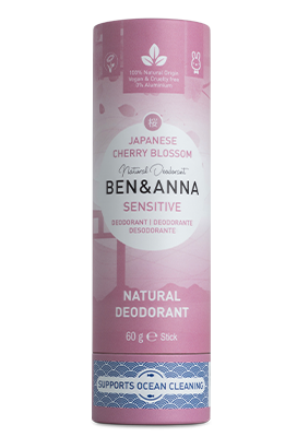 Ben & Anna Sensitive Japanese Cherry Blossom Deodorant - Paper Tube 60g