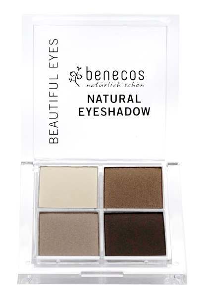 Benecos Natural Quattro Eyeshadow Coffee & Cream 8g