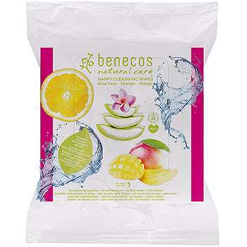 Benecos Natural Facial Cleansing Wipes 25 Pack