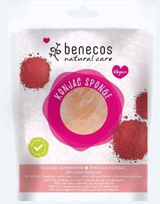 Benecos Natural Konjac Sponge Red Clay