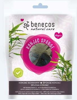 Benecos Natural Konjac Sponge Black Bamboo