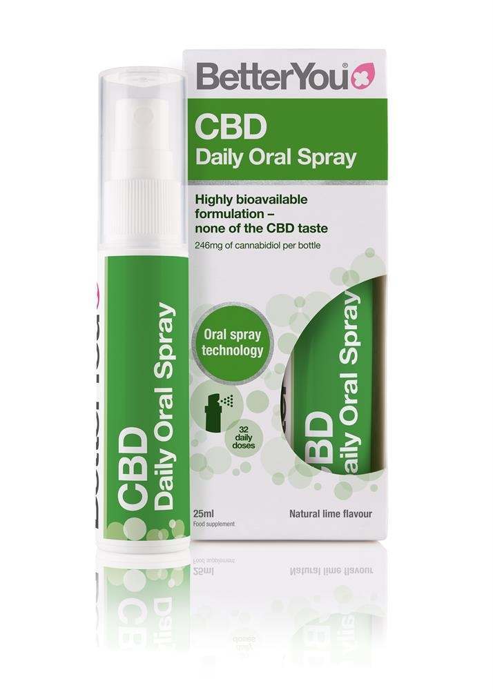 BetterYou Daily 246mg CBD Oral Spray 25ml