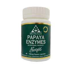 Bio Health Papaya Enzymes 60 Capsules