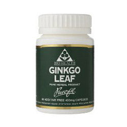 Bio Health Ginkgo Leaf 60 Capsules