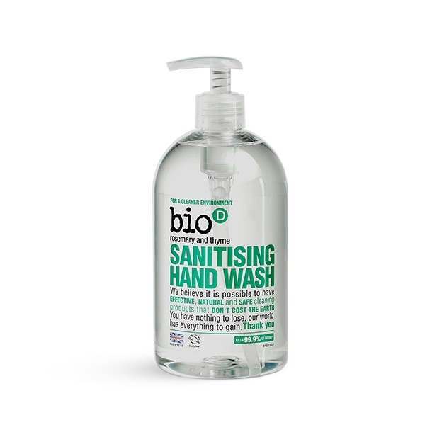 Bio-D Sanitising Rosemary & Thyme Hand Wash 500ml 