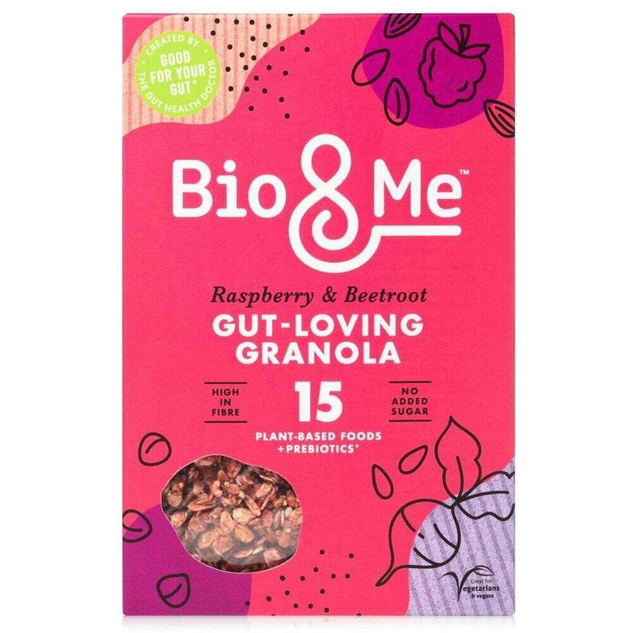 Bio & Me Raspberry & Beetroot Gut Loving Granola 360g