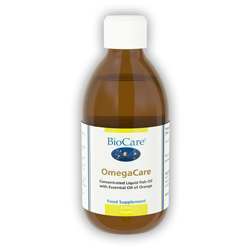 BioCare OmegaCare Liquid Fish Oil with Orange 225ml