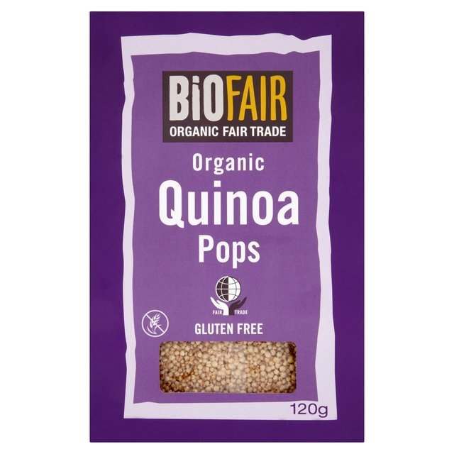BiOFAIR Organic Fairtrade Quinoa Pops 120g