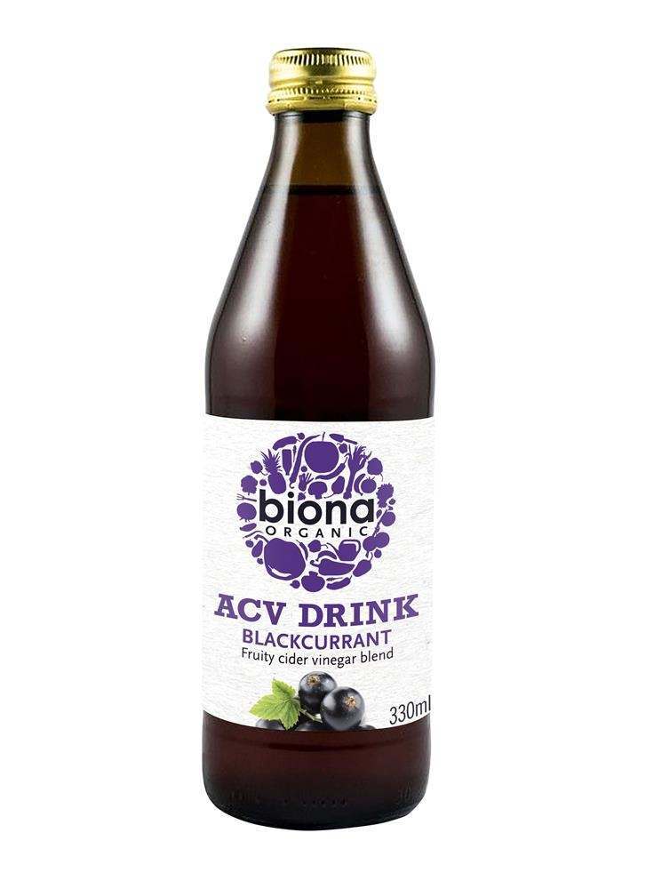 Biona Organic ACV Blackcurrant Drink 330ml