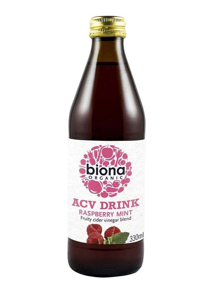 Biona Organic ACV Raspberry & Mint Drink 330ml