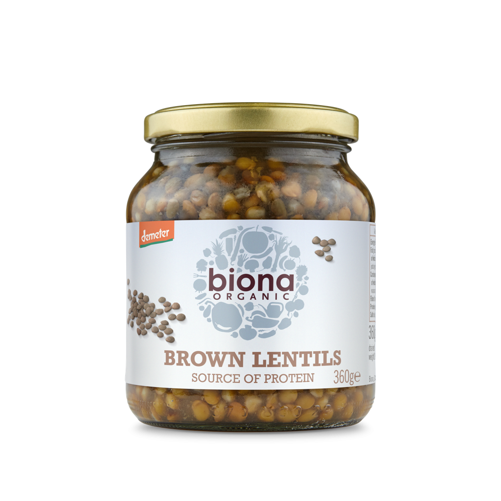 Biona Organic Demeter Brown Lentils 360g