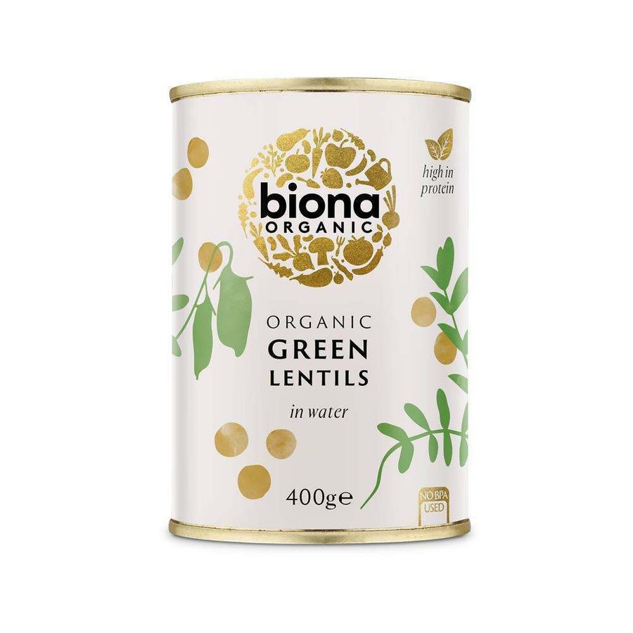 Biona Organic Green Lentils 400g