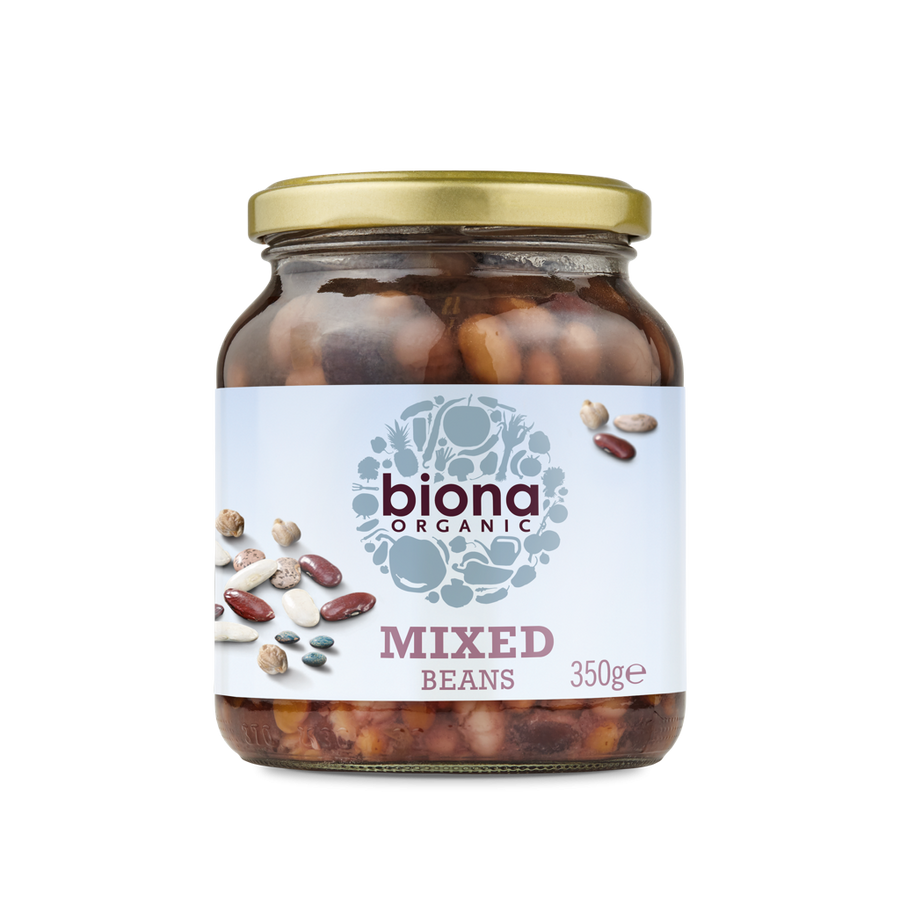 Biona Organic Jarred Mixed Beans 350g
