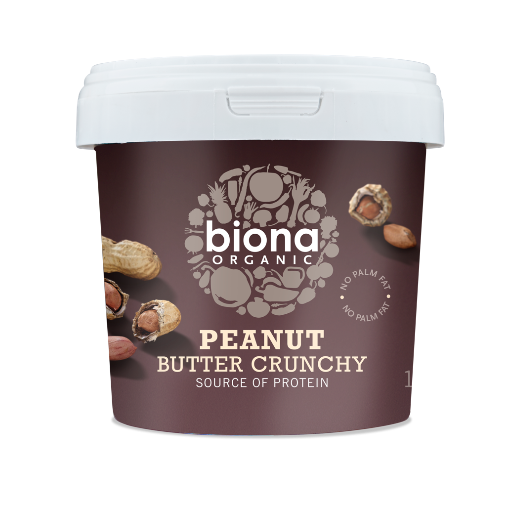 Biona Organic Peanut Butter Crunchy 1kg