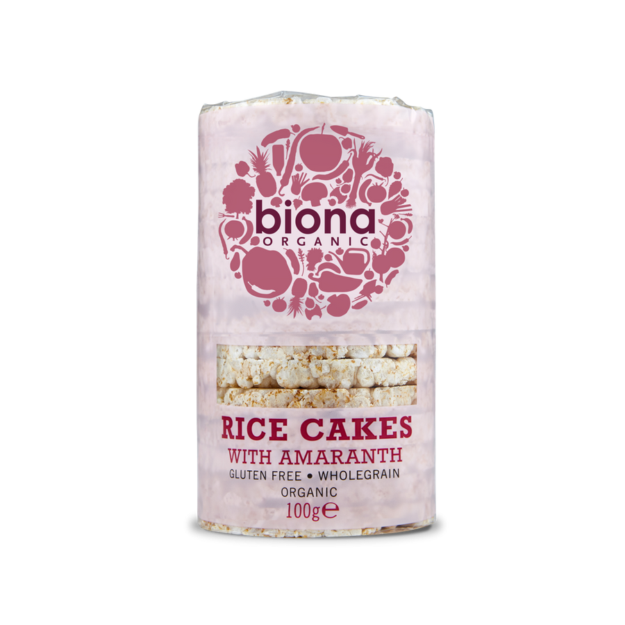 Biona Organic Rice Cakes with Amaranth 100g