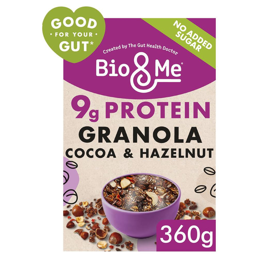 Bio & Me Cocoa & Hazelnut Gut Loving Granola 360g
