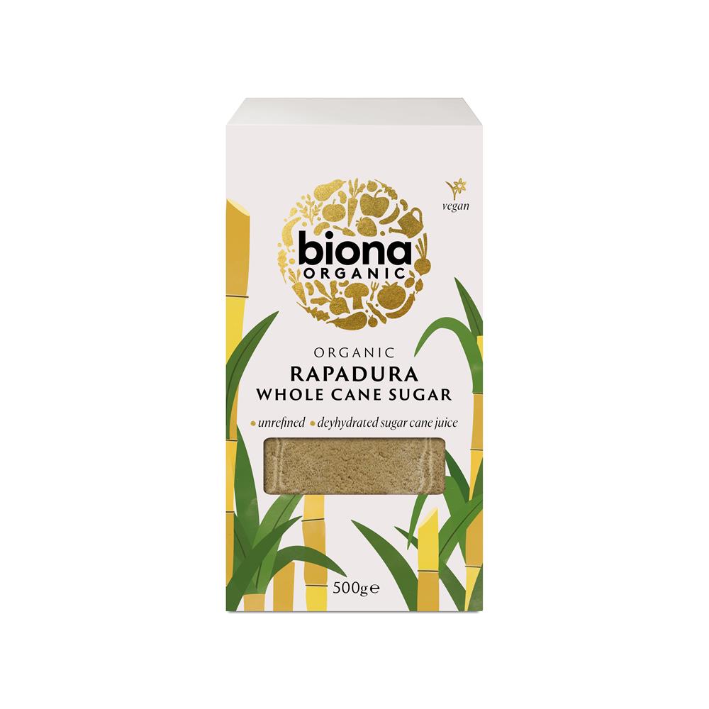 Biona Organic Rapadura Wholecane Sugar 500g