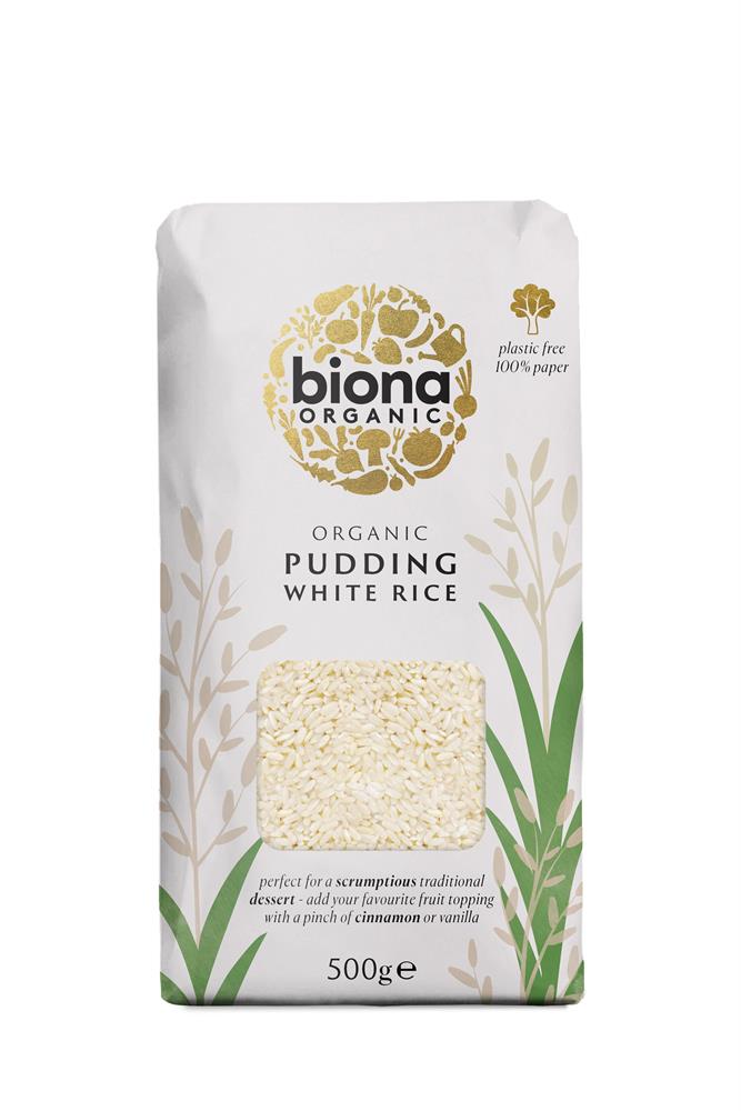 Biona Organic White Rice Pudding 500g - Pack of 2