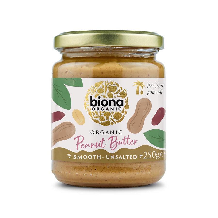 Biona Organic Smooth Peanut Butter 250g