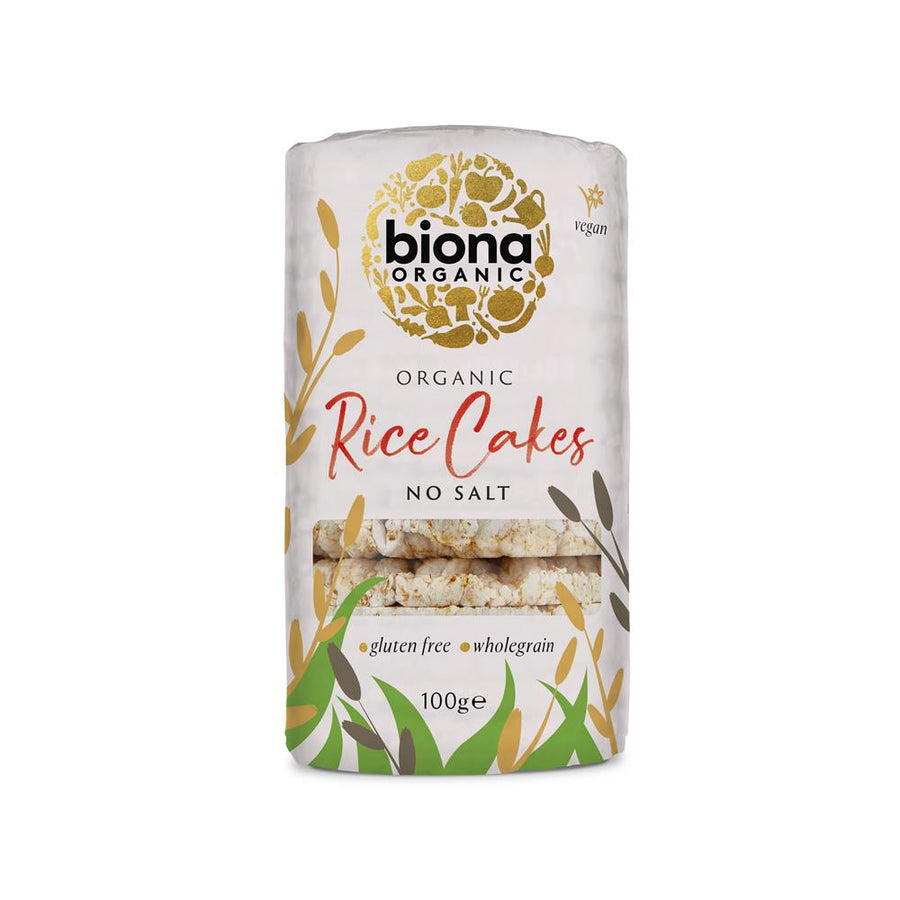 Biona Organic Gluten Free No Salt Rice Cakes 100g