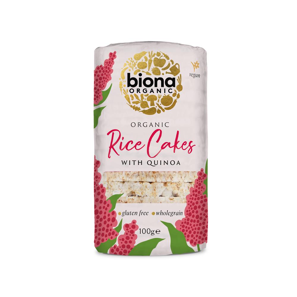 Biona Organic Rice Cakes With Quinoa 100g