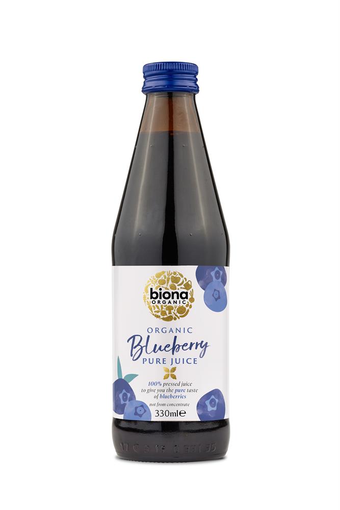 Biona Organic 100% Pure Blueberry Super Juice 330ml