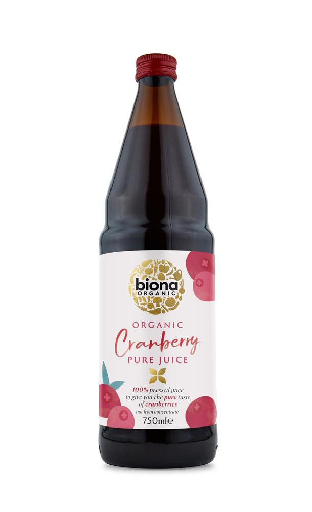 Biona Organic 100% Cranberry Juice 750ml