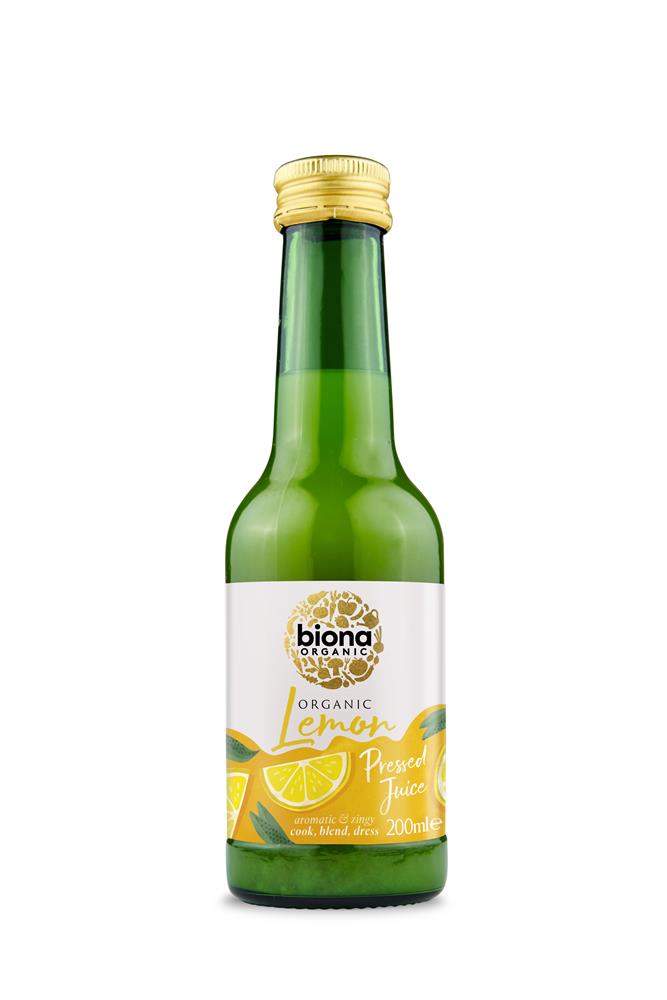 Biona Organic Pressed Lemon Juice 200ml