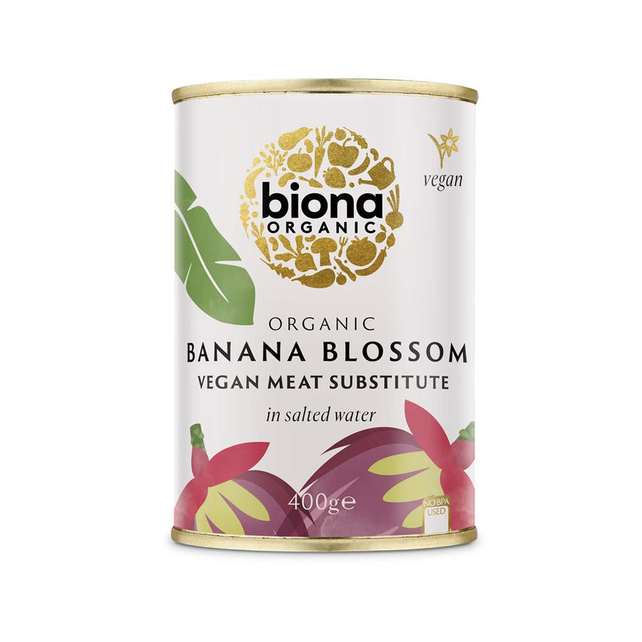 Biona Organic Banana Blossom In Brine 400g