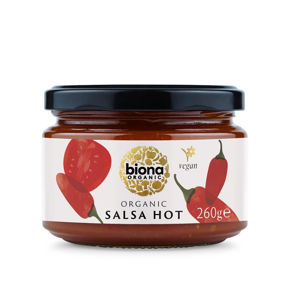 Biona Organic Hot Salsa Dip 260g