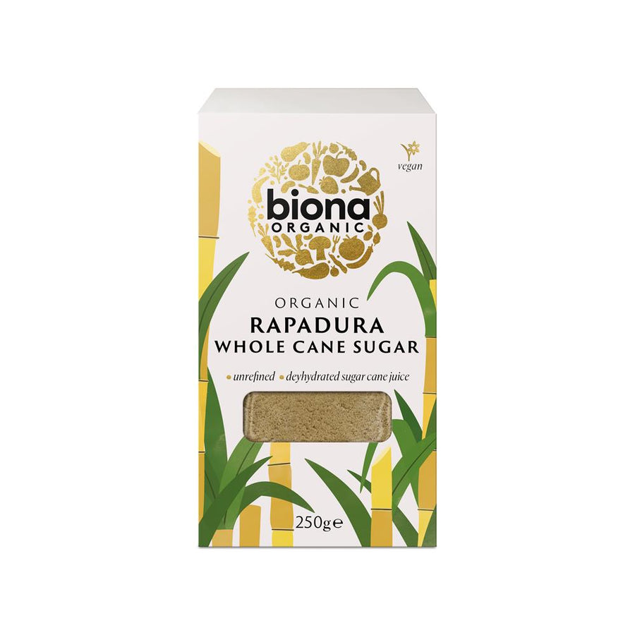 Biona Organic Rapadura Wholecane Sugar 250g